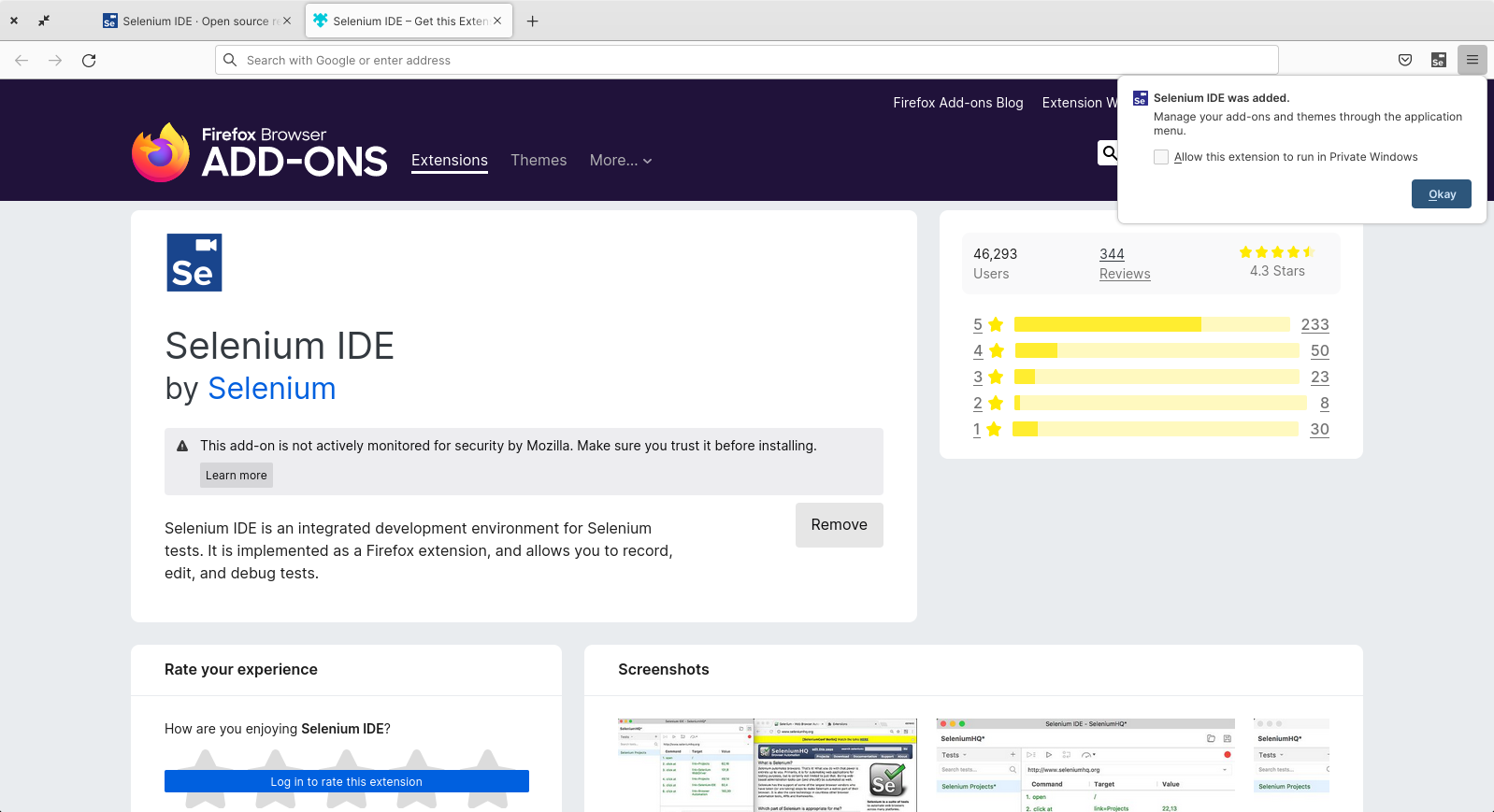 How to Download and Install Selenium IDE for Firefox & Chrome?