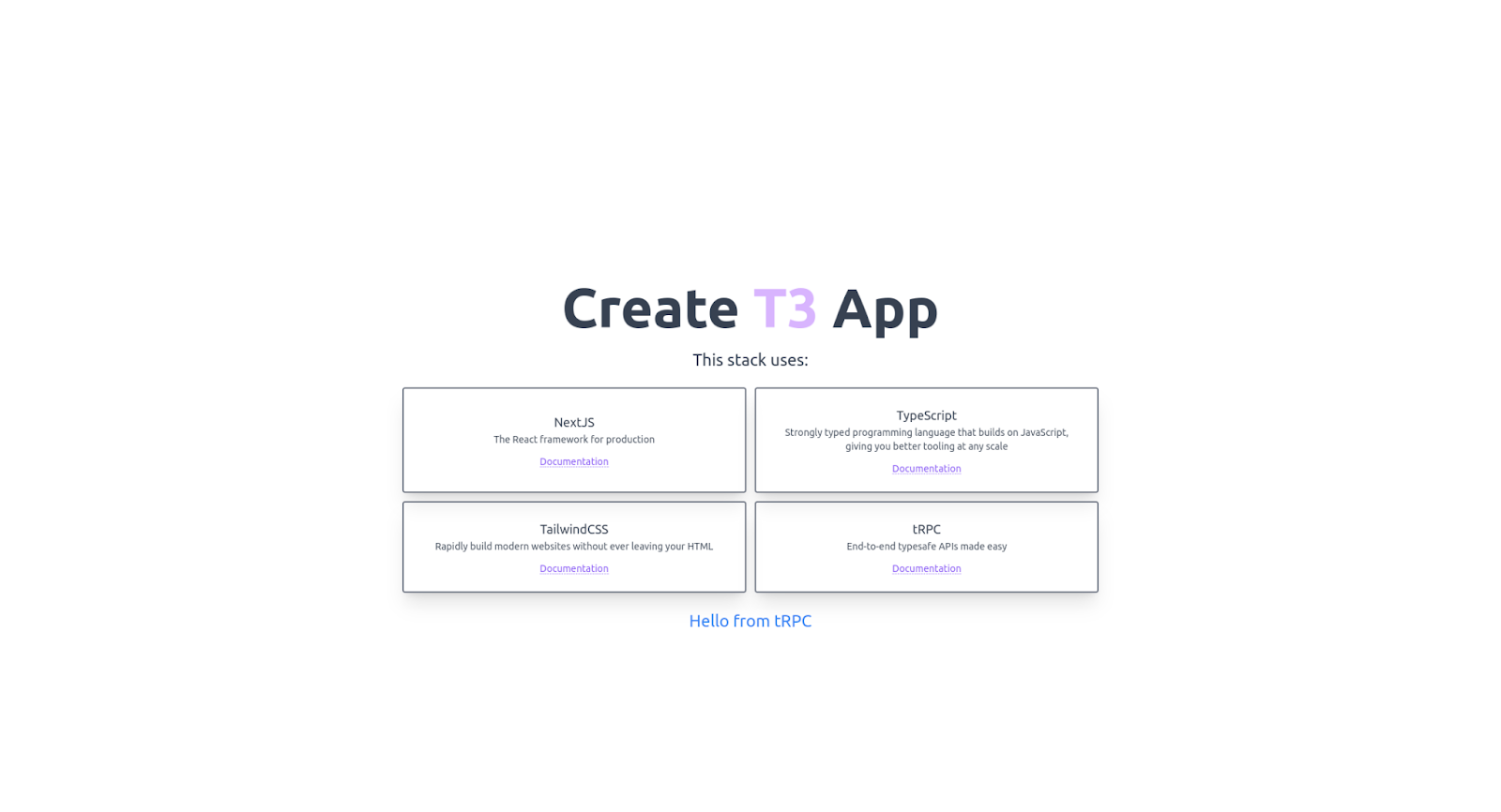 Create T3 App