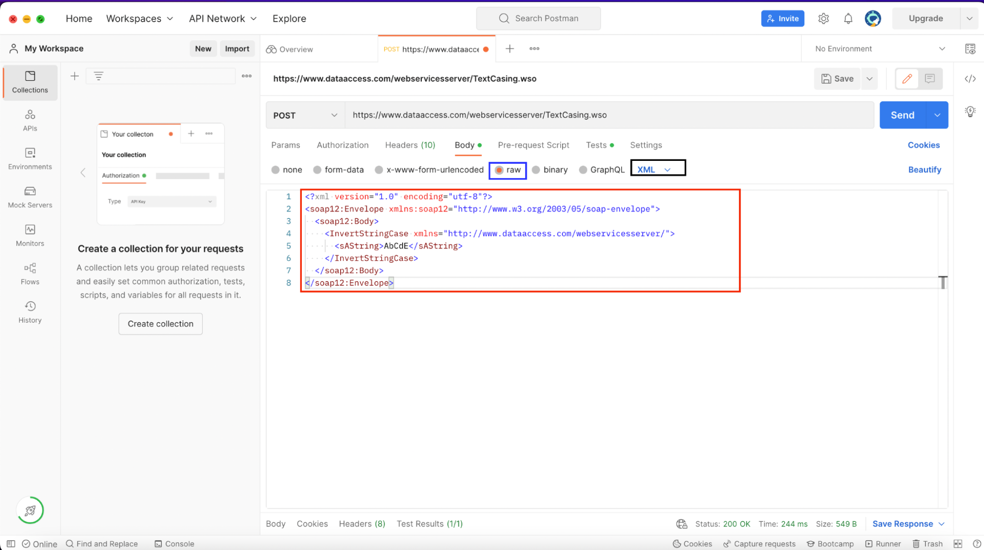 Postman Soap Wsdl Example